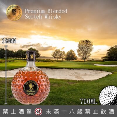 Clubhouse 高爾夫球造型調和威士忌 700ML 40%