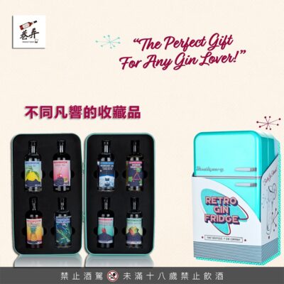 不同凡響的收藏品-時尚琴酒冰箱套裝