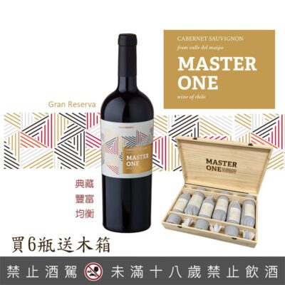 智利首席大師典藏蘇維翁紅葡萄酒 Master One Gran Reserva Red